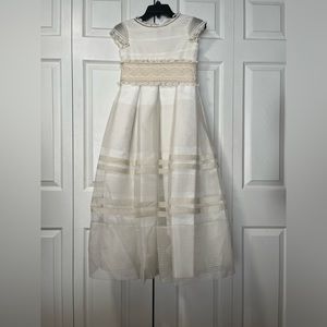 First Communion Dress For Young Girl